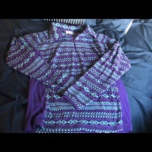 Columbia pullover fleece